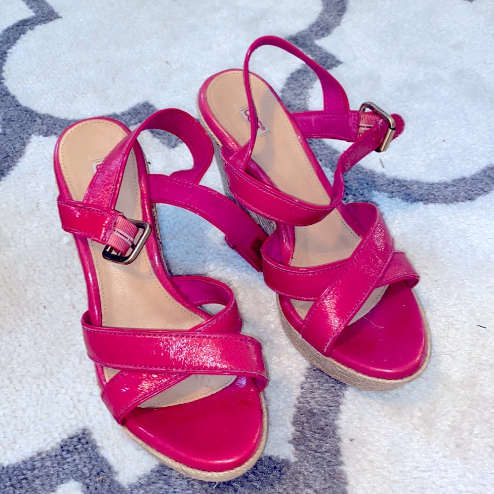 Pink Ugg Wedges